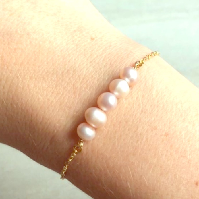 Classicfreshwaterpearl & 14k Gold Bracelet